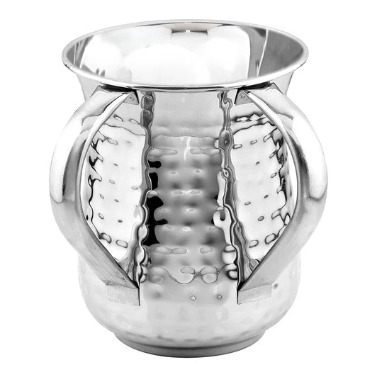Wash Bowl & Cup Set Hammered Design