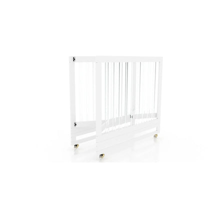 Melo Caress Portable Folding Crib Fully Acrylic with First Essentials Portable Crib Mattress