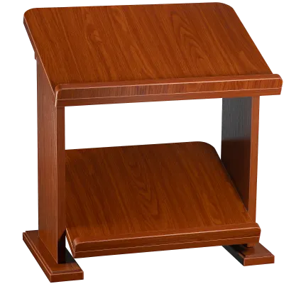 Mahogany Table Top Shtender 15"H - 2 Levels - Assembled