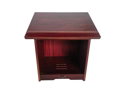 Table Top Shtender - 2 Tone Cherry 11.8 D x 15.75 W x 17" H with bottom Pullout Shtender 60201