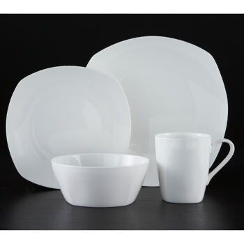 Trudeau - Kelsey Bone China,16 Pc Dinnerware Set