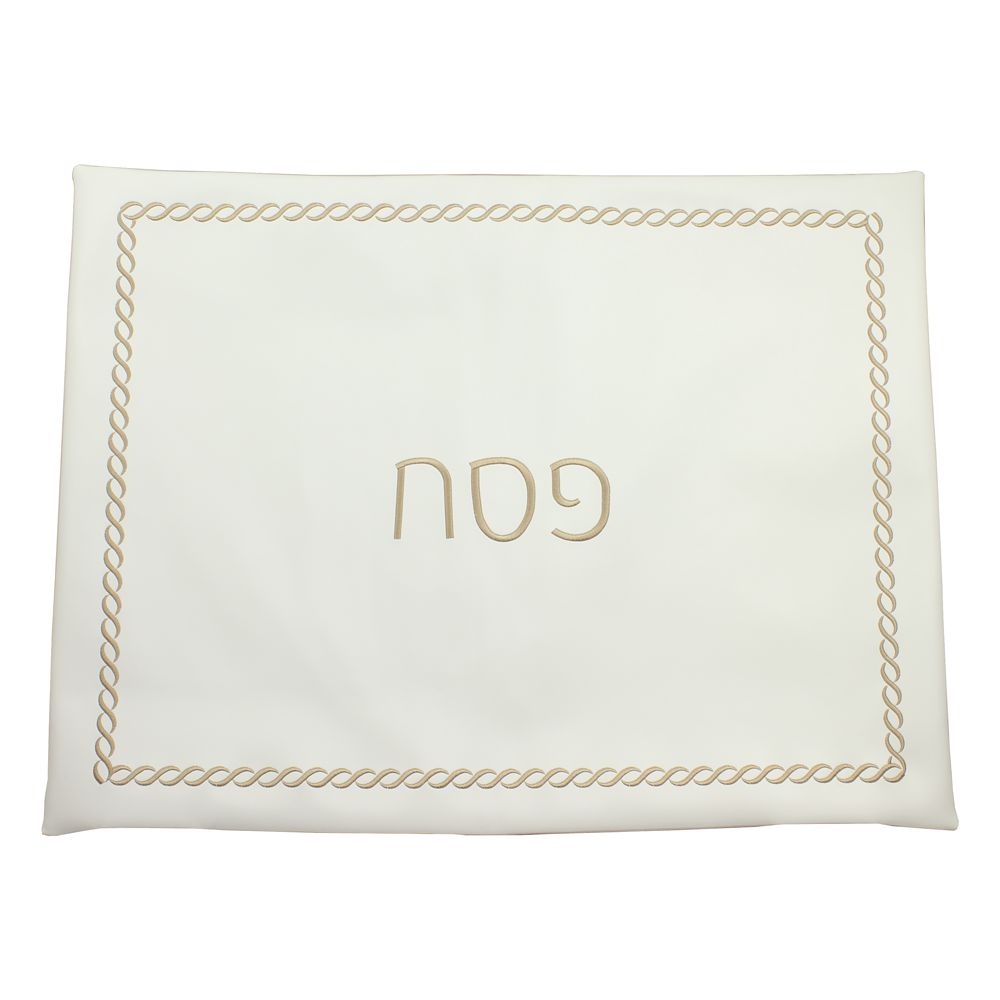 Braided Design Embroidered Pillow Case