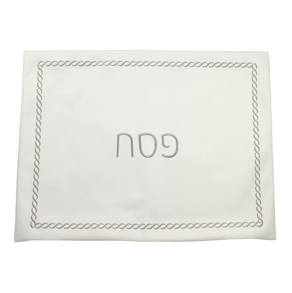 Braided Design Embroidered Pillow Case