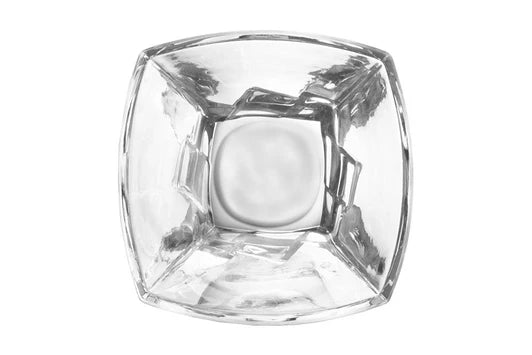 Cube Designed Crystal Decanter with Six Cups Set