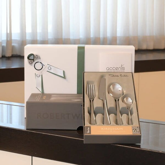 Gift Package | Kingham 24 Pc Set of Cutlery by Robert Welch