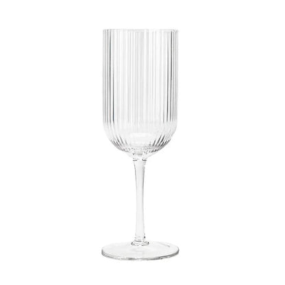 Elegant Tall Crystal Glasses 6 Pack – High-End Bar & Dining Glassware