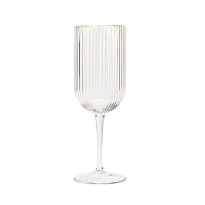 Elegant Tall Crystal Glasses 6 Pack – High-End Bar & Dining Glassware