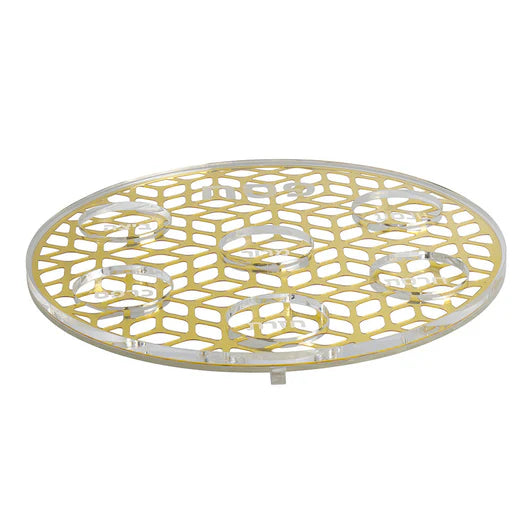 Lucite Laser Cut Seder Plate