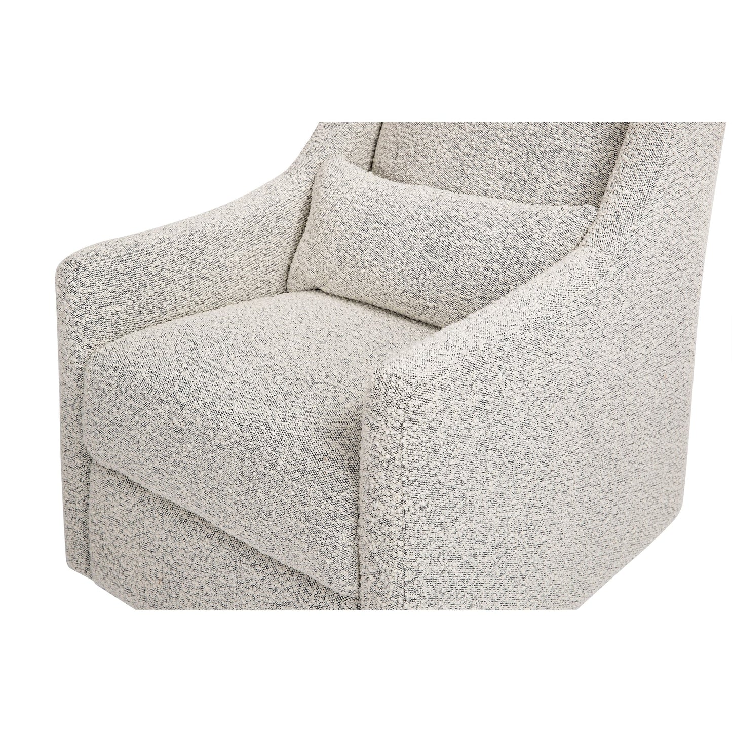 Babyletto Toco Swivel Glider and Ottoman In Eco-Performance Fabric | Water Repellent & Stain Resistant