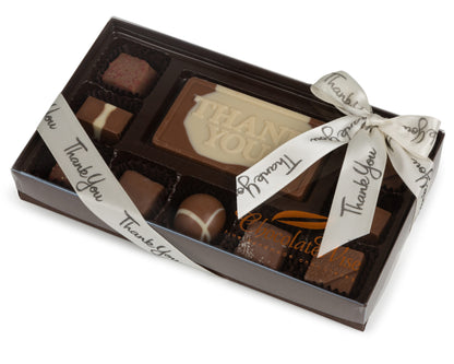 15 Piece Thank You Assorted Chocolate Truffle Message Gift Box