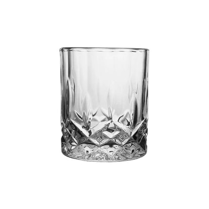 Ornate Crystal Decanter Set with 6 Glasses – Luxury Whiskey & Wine Drinkware Gift Set