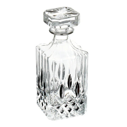 Ornate Crystal Decanter Set with 6 Glasses – Luxury Whiskey & Wine Drinkware Gift Set