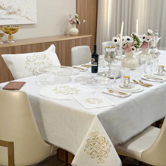 Lucite Filigree Seder Plate