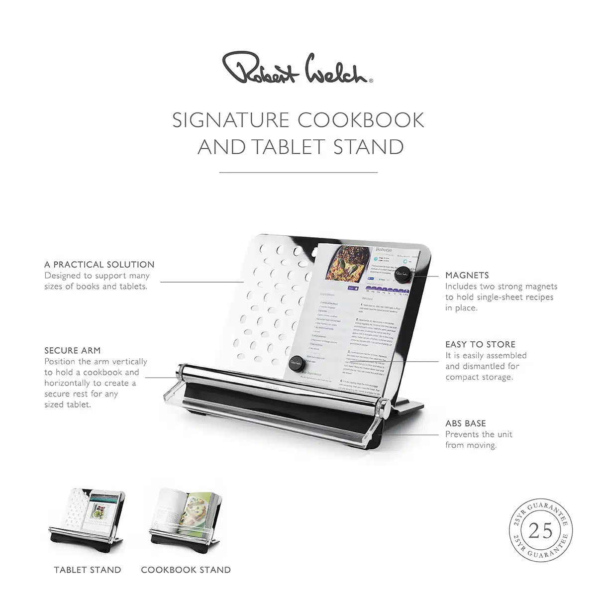 Signature Cookbook and Tablet Stand