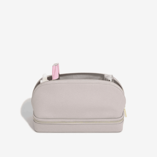 Stackers Cosmetic and Jewelry Bag, Taupe