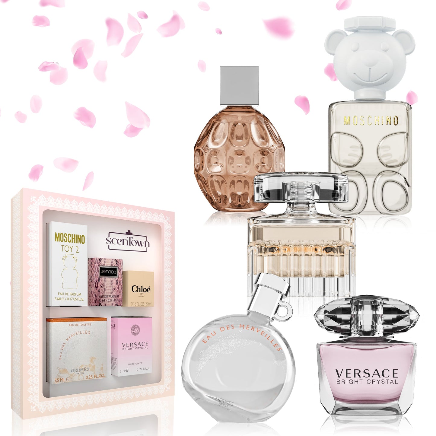 Miniature Variety Gift Set of 5 Perfumes for Women