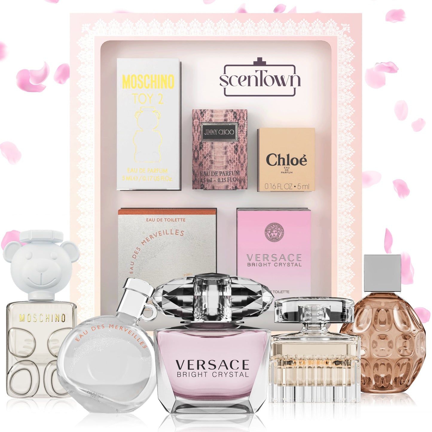 Miniature Variety Gift Set of 5 Perfumes for Women