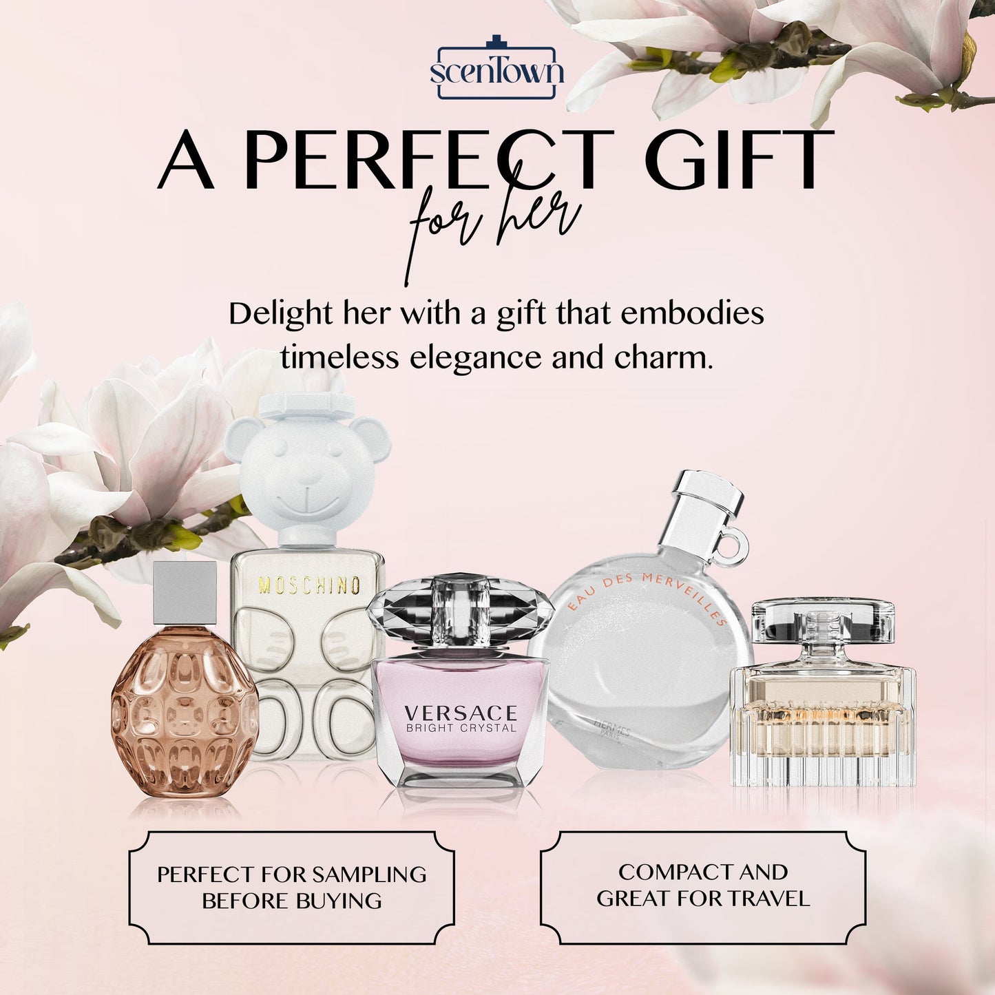 Miniature Variety Gift Set of 5 Perfumes for Women