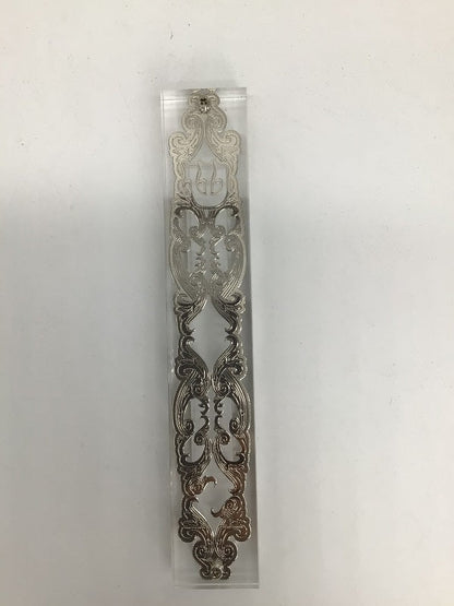 Silver Plated Mezuzah Case (15 cm scroll)