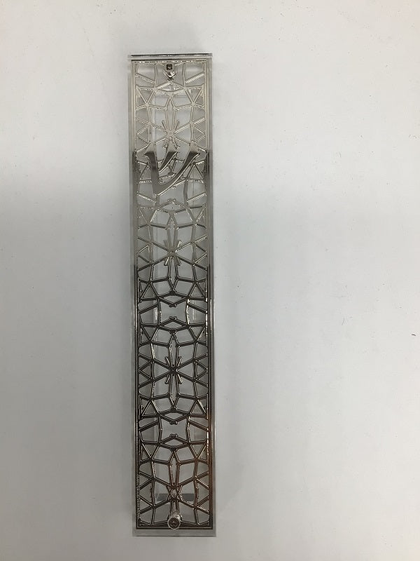 Silver Plated Mezuzah Case (15 cm scroll)