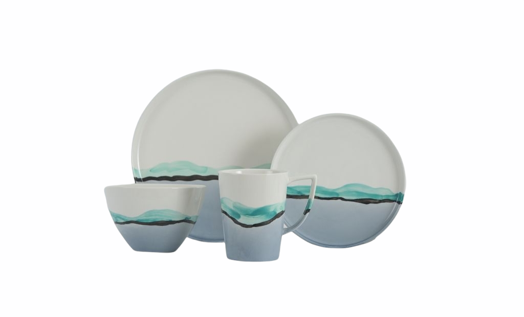 Vikko Classic - Fine Porcelain 16 Pc Dinnerware Set