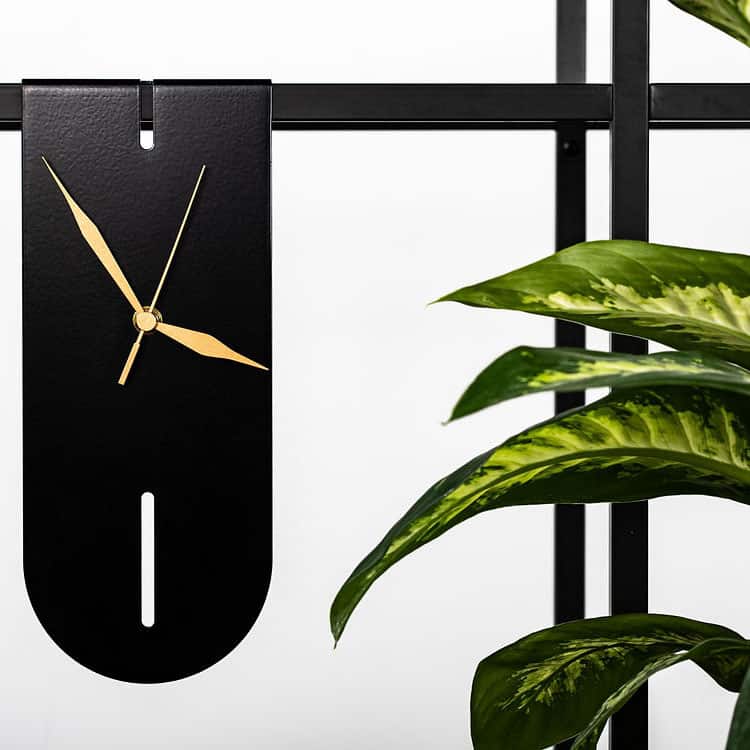 Black Salvador Melting Clock